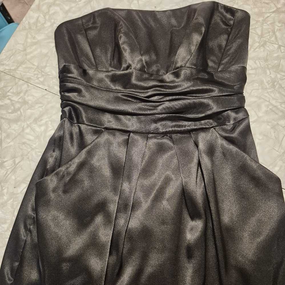 Black Strapless Formal Dress